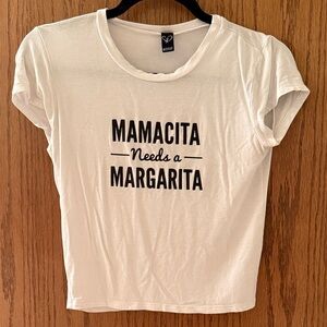 Windsor White 'Mamacita Needs a Margarita' Graphic Tee